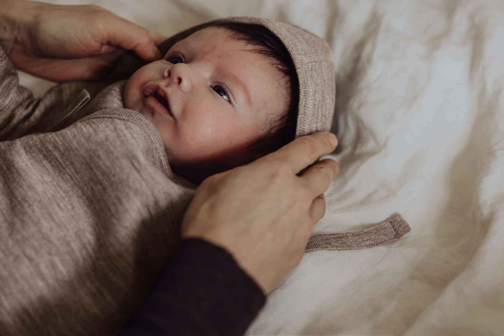 Ullar húfa ungb Hafrar, 0-6 mánaða - Image 3