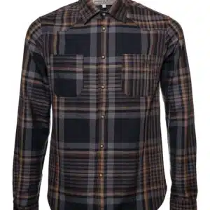 Skógar skyrta, black plaid