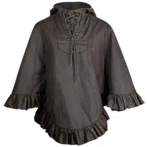 Myrká poncho olive ein stærð