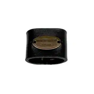 Búðir leðurhólkur svartur