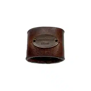 Búðir leðurhólkur brúnn