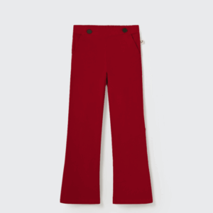 Buxur flauel rauðar