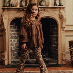 Útvíðar buxur bletta