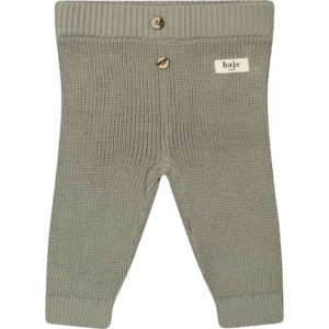 Prjónaðar buxur grænar