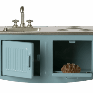 Maileg músa eldhús blátt