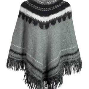Efri Reykir poncho- Ocean