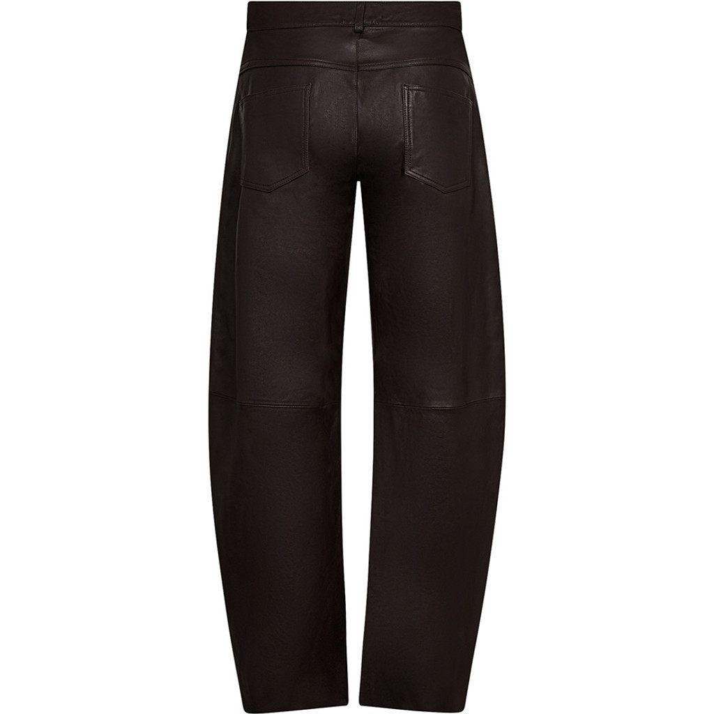 Buxur leður Barrell Pant Milla svartar - Image 3